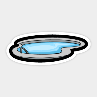 Swimmer Swimming Pool Sticker